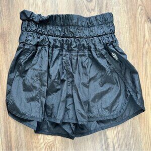 Free People FP Movement The Way Home Shorts Small High Rise Lined Black 2” Nylon